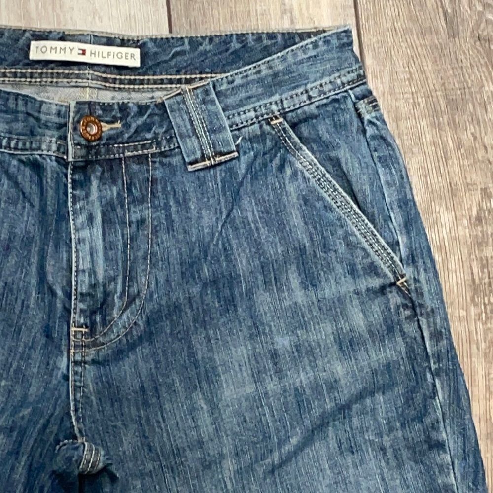 Vintage Tommy Hilfiger Retro Denim Jean Capris Size 4 - Picture 4 of 15